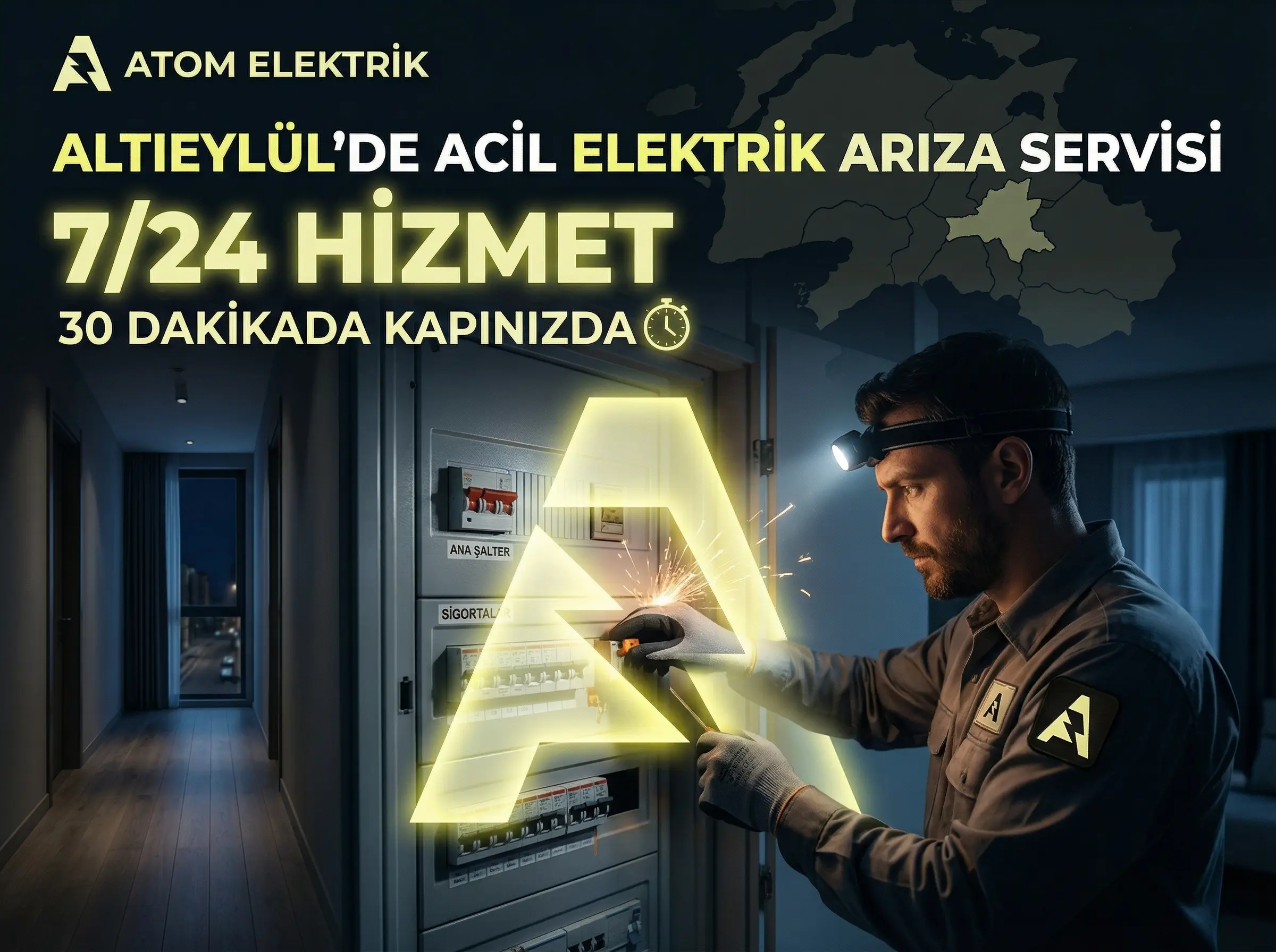 Altıeylül Acil Elektrikçi: 7/24 Hızlı Müdahale Hizmeti
